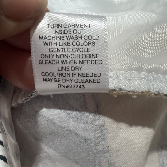 7TH AVENUE DESIGN STUDIO NYC Women's pants. Yellow with zebra print. Size 12 T - Picture 14 of 16